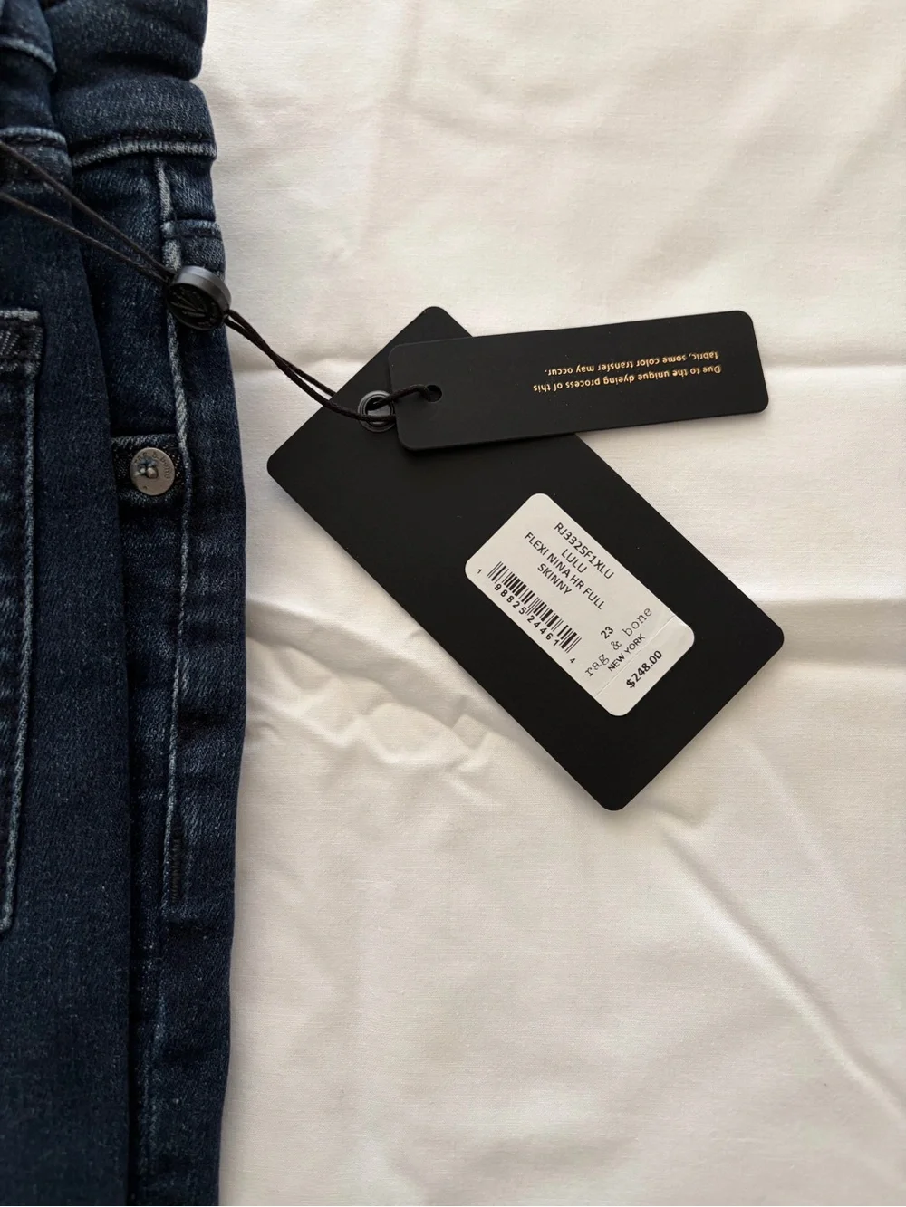 rag & bone Dark Blue Skinny Jeans